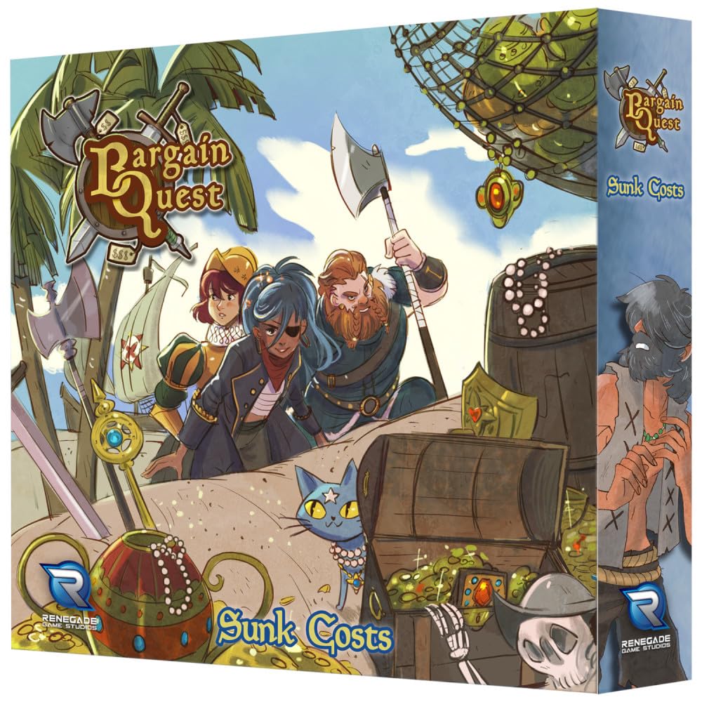 Renegade Game Studios Bargain Quest: Sunk Costs Board Game Expansion