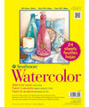Strathmore 300 Series Watercolor Paper Pad, 9x12 inches, 24 Sheets (140lb/300g) - Artist Paper for Adults and Students - Watercolors, Mixed Media
