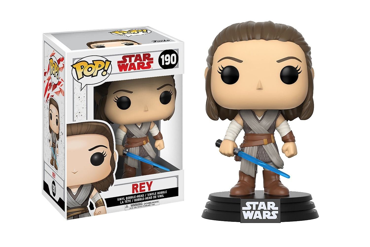 Funko Star Wars Rebel Four Pack Vinyl Bobble-Heads (Rey, Luke Skywalker, Chewbacca, BB-8)