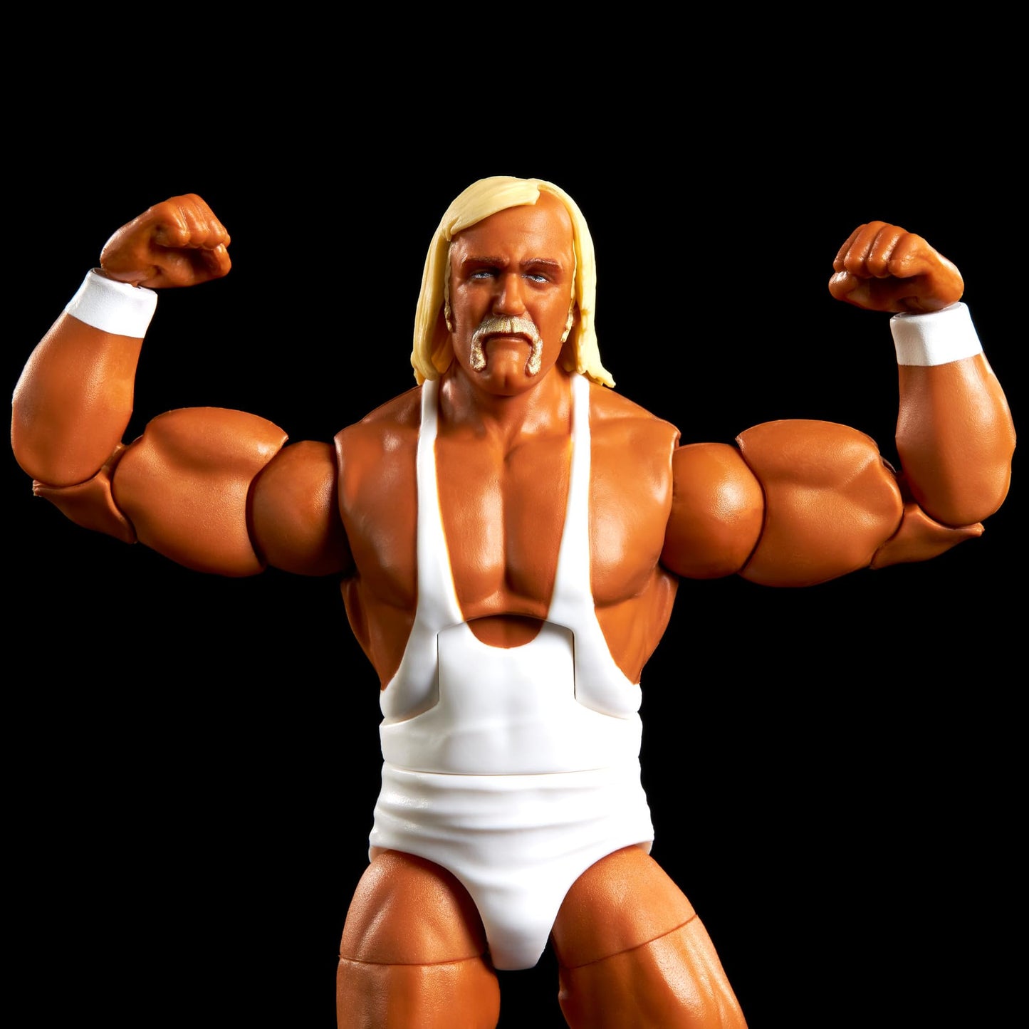 Mattel WWE Hulk Hogan Elite Legend Collection Articulated Figure, Interchangeable Hands & Accessories, Truefx Technology, 25 Joints, Collectable