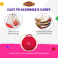 Kids Ball Pit Pop up Play Tent, Playhouse Tent for Boys Girls Babies and Toddlers, Indoor Outdoor Toy Perfect Kid’s Gifts, 50 Ball Pit Balls Included