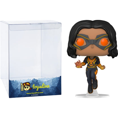 Funko Lightning: P o p ! TV Vinyl Figurine Bundle with 1 Compatible 'ToysDiva' Graphic Protector (427-57590 - B)
