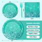Teal Birthday Decorations Tableware Set, Teal Paper Plates for 25 Guest