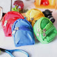 1Pc Red Mini Doll Backpack School Bag Model Dollhouse School Accessory for 1/6 Scale Dollhouse Dollhouse Décor,Simulation Mini School Bag
