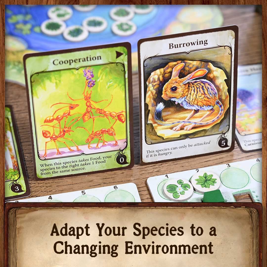 Northstar Game Studio Evolution Board Game | Create Species in This Strategy Game for Adults, Teens and Families | 2-6 Players, Age 12+