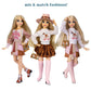 Disney ily 4EVER Dolls Disney 100 - Bambi 11.5" Tall with 13 Points of Articulation, Two Complete Mix-and-Match Outfits and Glittery Mickey Ring for