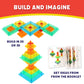 Popular Playthings Sakkaro Geometry Play Stacking Toy, Stem Learning Gift