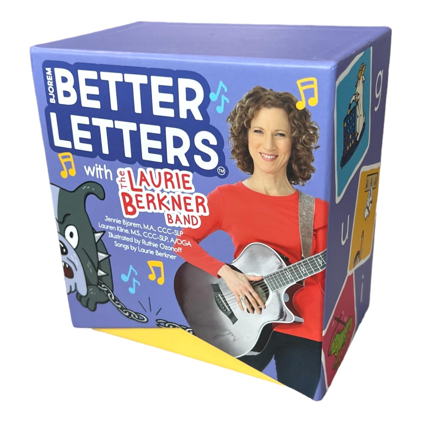 Bjorem Better Letters® and The Laurie Berkner Band ABCs Card Deck, Learn Letters and Sounds paired with Laurie Berkner's 6 Better Letters Songs