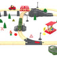 Train Toy Remote Control Locomotive, Motorized Train Set for Wooden Track, Electric Trains with Sound & Lighting Effects Compatible with Thomas, Brio