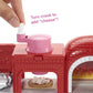 Barbie Careers Playset, Blonde Pizza Chef Doll with Toy Oven & Counter with Sliding Conveyer Belt, Molds, 3 Dough Colors & Accessories