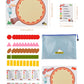 CHEFAN Pizza Counting Toddler Toys, Toddler Number Learning Toys, Preschool Math Games, Manipulatives for Preschool
