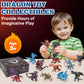 Liberty Imports 12 Pcs Dragon Toy Figures, 5" Large Realistic Hand Painted Mythical Figurines, Assorted Designs for Kids Party Favors & Cake Toppers