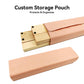 apinud Mahjong Racks with Magnetic Pushers for American Mahjong, 17.3 Inch Wooden Tile Holder Set of 4, Adult Card Game Accessories with Dice