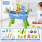 2026 Upgraded Water Table for Toddlers 1-3, Toddler Water Table with Automatic Water Cycle System, Water Table for Toddlers Fishing Kitchen, Role-Play