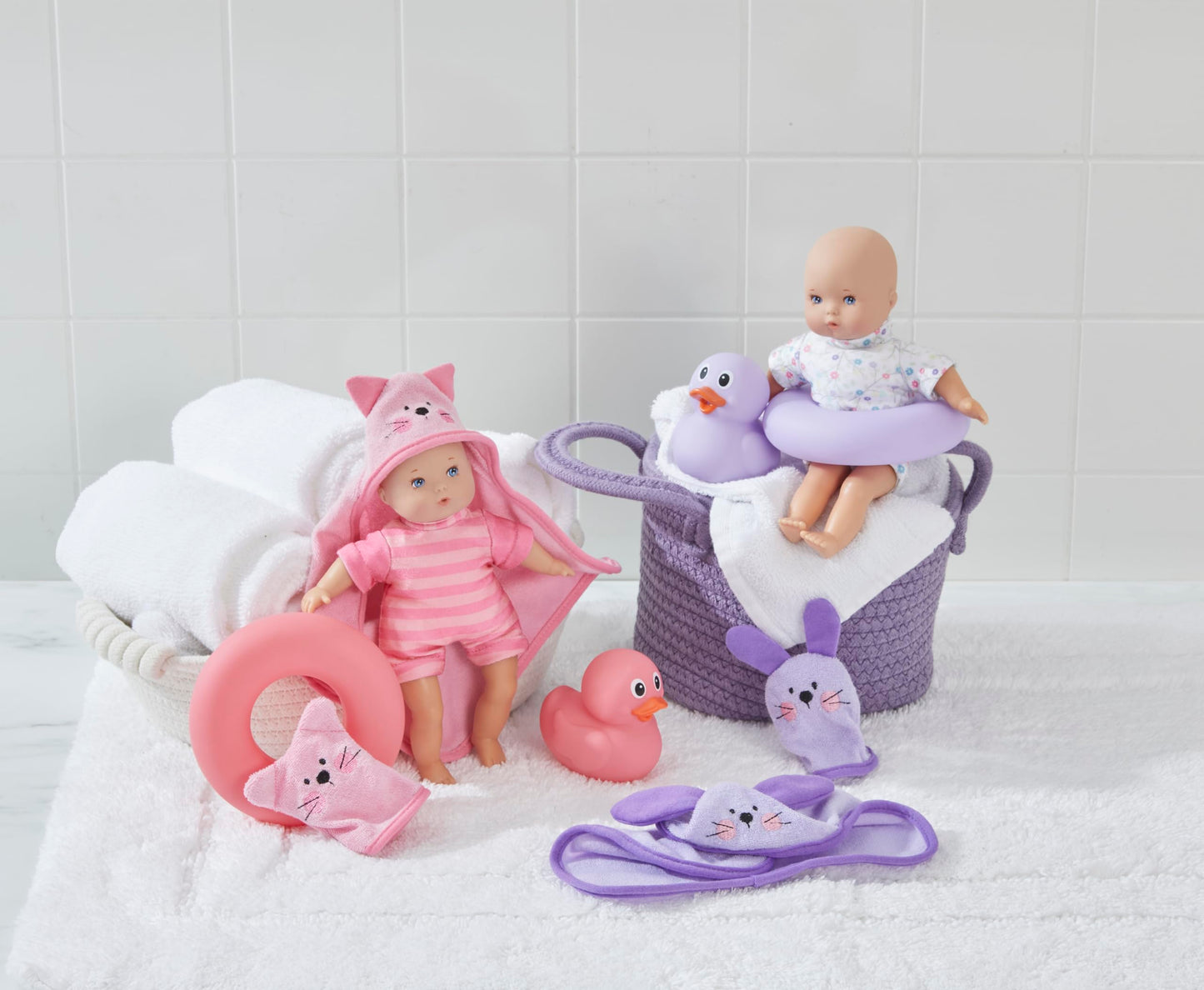 Madame Alexander 8-Inch Splash and Play Cuties Doll, Lavender