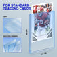 200 Card Sleeves Hard Plastic, Baseball Top Card Holder, Trading Cards Cases Protectors for Sports Football PKM TCG MTG Game Cards (100 Hard Sleeve +