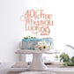 OASISGUEST 40 is Fine When You Look 29 Cake Topper - Funny 40th Birthday Cake Topper - 40 and Fabulous, Happy 40th Birthday Party Decorations
