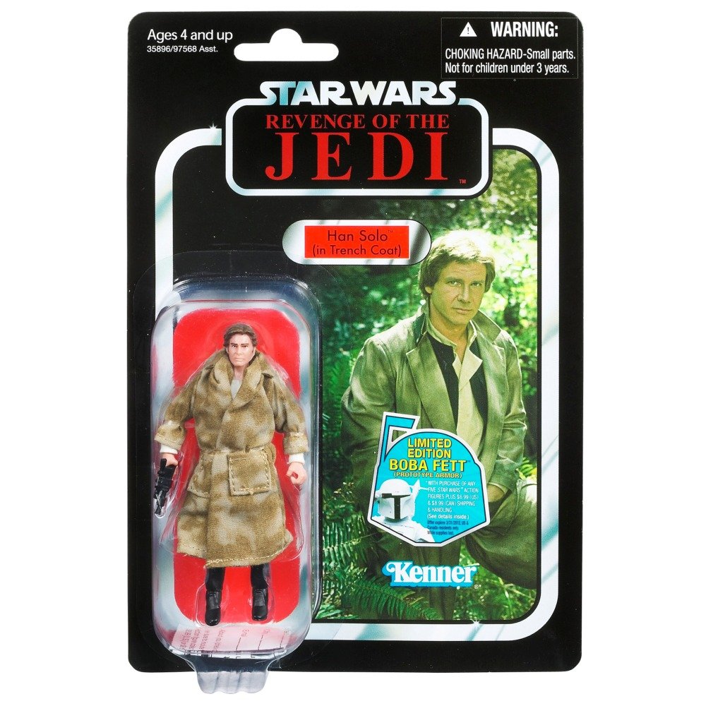 Star Wars 3.75" Vintage Figure - Han Solo Endor