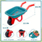 unanscre Gardening Tool Set for Kids, with Toddler Wheelbarrow, Watering Can, Spray Bottle, Double Rake, Shovel, Trowel, Pruner, Flowers Kit, Apron
