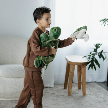 The Petting Zoo Conservation Sea Turtle Stuffed Animal, Gifts for Kids, Wild Onez Ocean Animals, Sea Turtle Plush Toy 14 inches