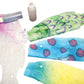 Roylco Japanese Carp Koinobori Wind Sock Craft Kit - 24 Color Diffusing Paper Fish Windsocks for Kids, Cultural Art Activity with Instructions