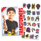 Transformers Mini Figures 6 Pack - Bundle with 4" Squishy Cupcake Topper Action Figurines Plus Stickers, Tattoos | Transformers Party Supplies