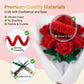 500 PCS Pipe Cleaner Flower Kit,Chenille Stems for Craft with Floral Wire