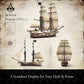 Wise Block Assassin's Creed Black Flag Jackdaw (Voyage Edition) Building Set - Pirate Ship Model with 6 Minifigures, Jackdaw Desktop Decoration