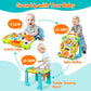 3-in-1 Baby Walker Sit to Stand Toy Activity Center for Infant Toddler 6M+