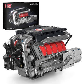 Mould King V8 Model Engine Kit for Adults, 1169 PCS Motor STEM Building Set