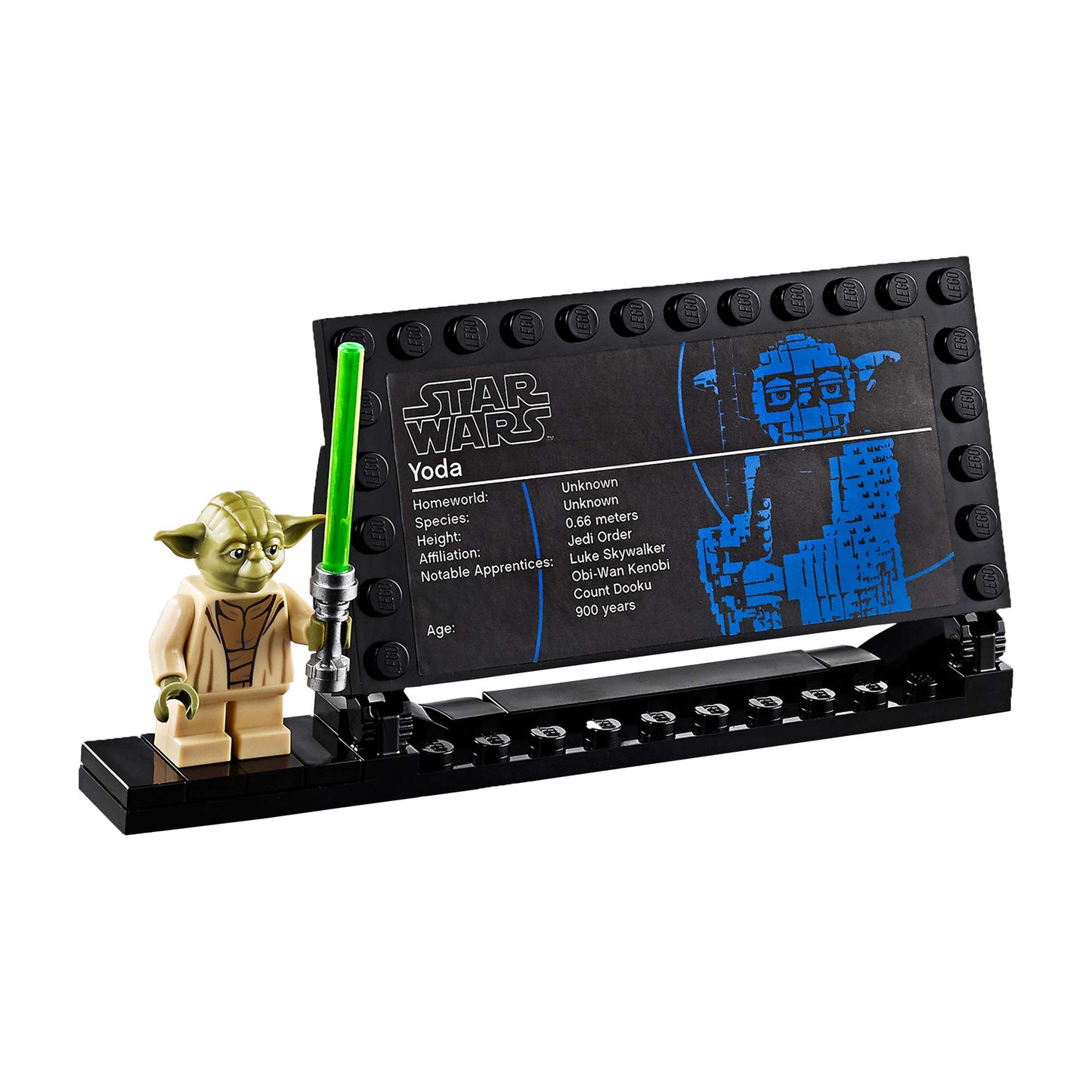 LEGO Star Wars: Attack of The Clones Yoda 75255 Yoda Building Model and Collectible Minifigure with Lightsaber (1,771 Pieces)