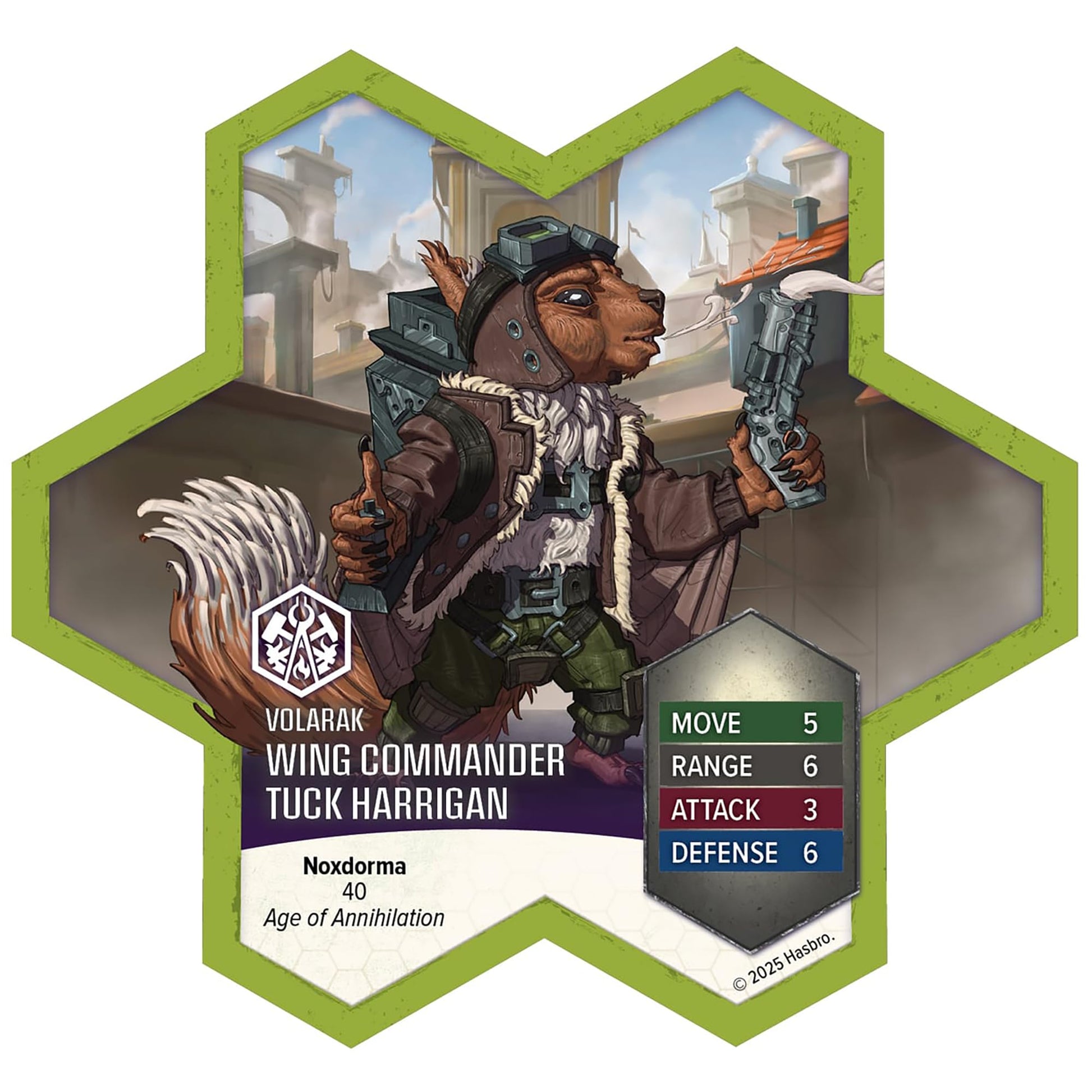Renegade Game Studios Heroscape Age of Annihilation: Wing Commander Tuck Harrigan & Vorid Glidestrikers Army Expansion Board Game Miniatures