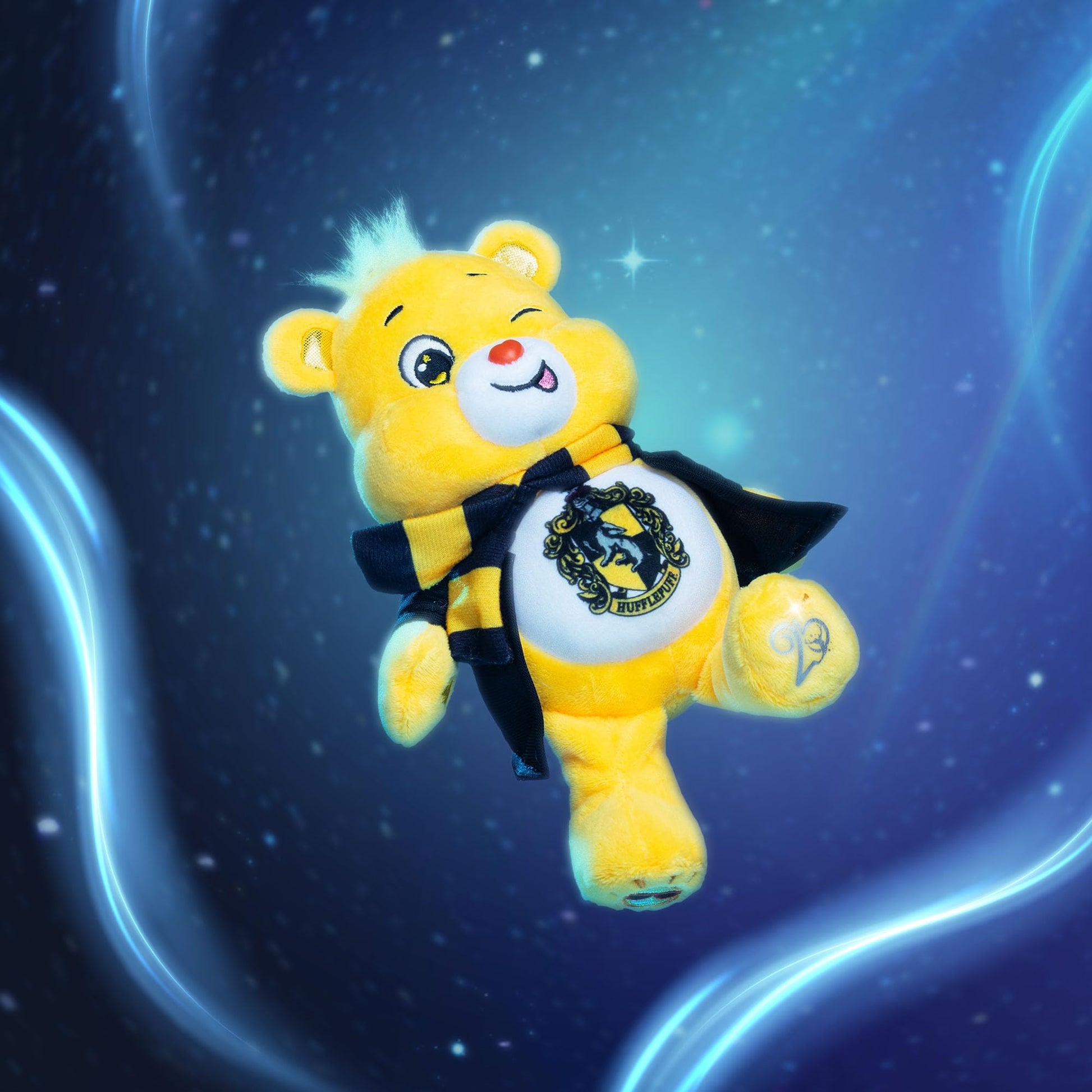 Harry Potter x Care Bears - 8 Inch Plush - Soft, Huggable Plushie, Stuffed Animal for Girls and Boys, Ages 4+, Hufflepuff House Funshine Bear