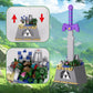 Latephiy The Master Sword Building Kit with Link Action Figures Building Set, BOTW 2 in1 Micro Hyrule Building Blocks Set, Birthday Party Decorations