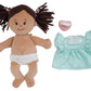 Love, Stella Soft Baby Doll for 1 + Year Old by Manhattan Toy - Beige with Brown Pigtails