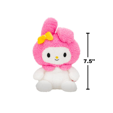 BumBumz 7.5-inch Hello Kitty and Friends Bumz Classic My Melody Plush - Collectible Sanrio Toy - from the Makers of Original Squishmallows - Ages 3+