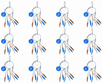 Fun Express Dream Catcher with Educational Card Craft Kit - Makes 12, Great for School, Church and Home Crafts for Kids