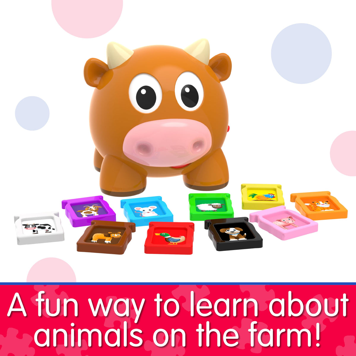 The Learning Journey: Learn with Me - Animal Farm - Teaching Toddler Educational Playset - Counting and Sorting - Preschool Learning Toys & Gifts