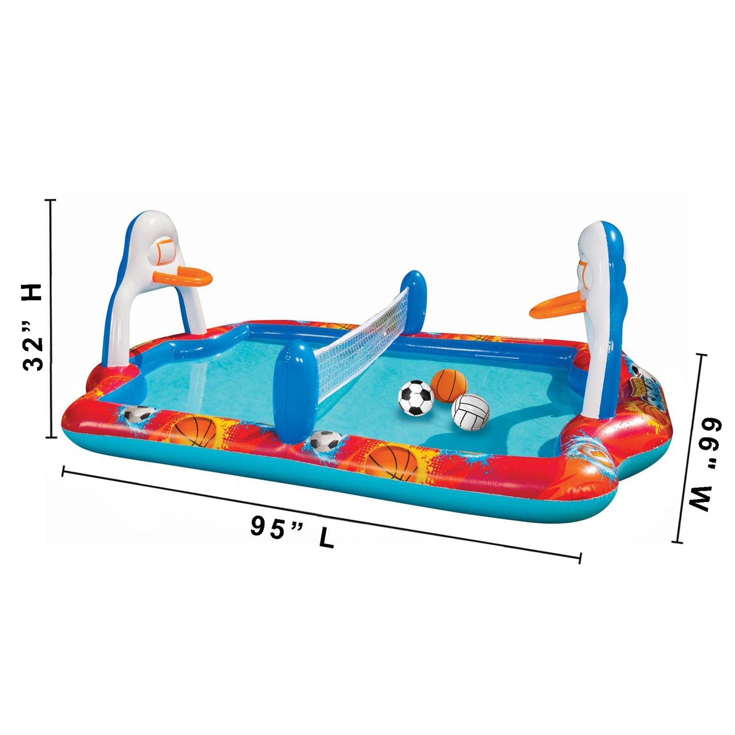 BANZAI Sports Arena Splash Pool