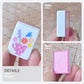 HYZYey Mahjong Tile Set 160 Acrylic Sparkle Pink Blossom American Mah Jongg Game Tiles with 6 Dice PU Bag Accessories Gifts for Majong Players
