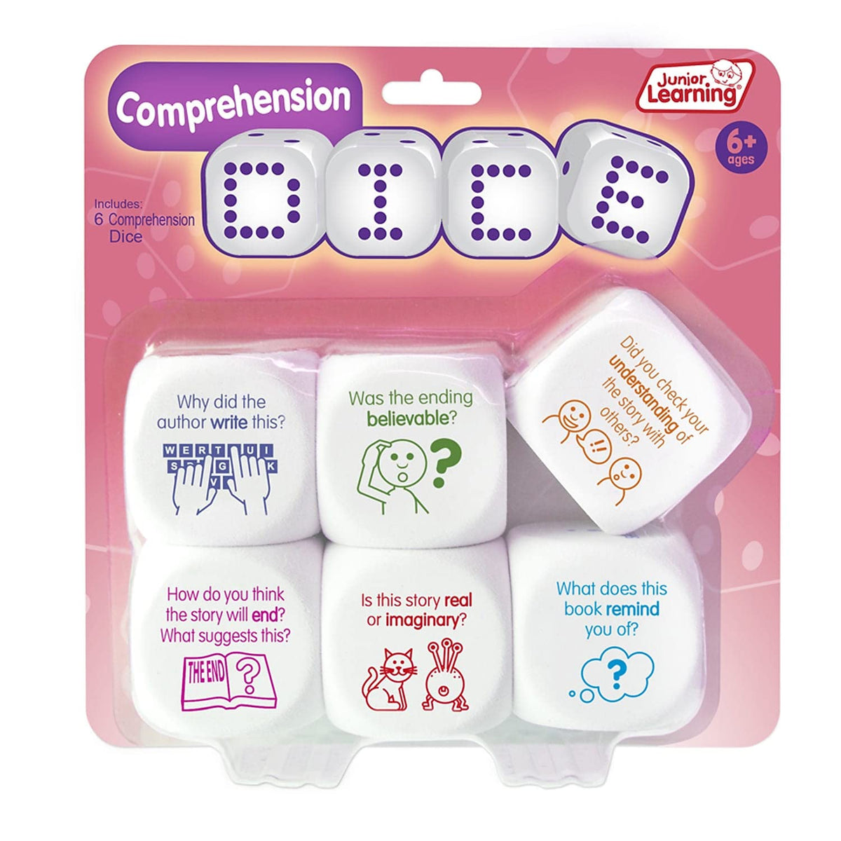 Junior Learning Comprehension Dice