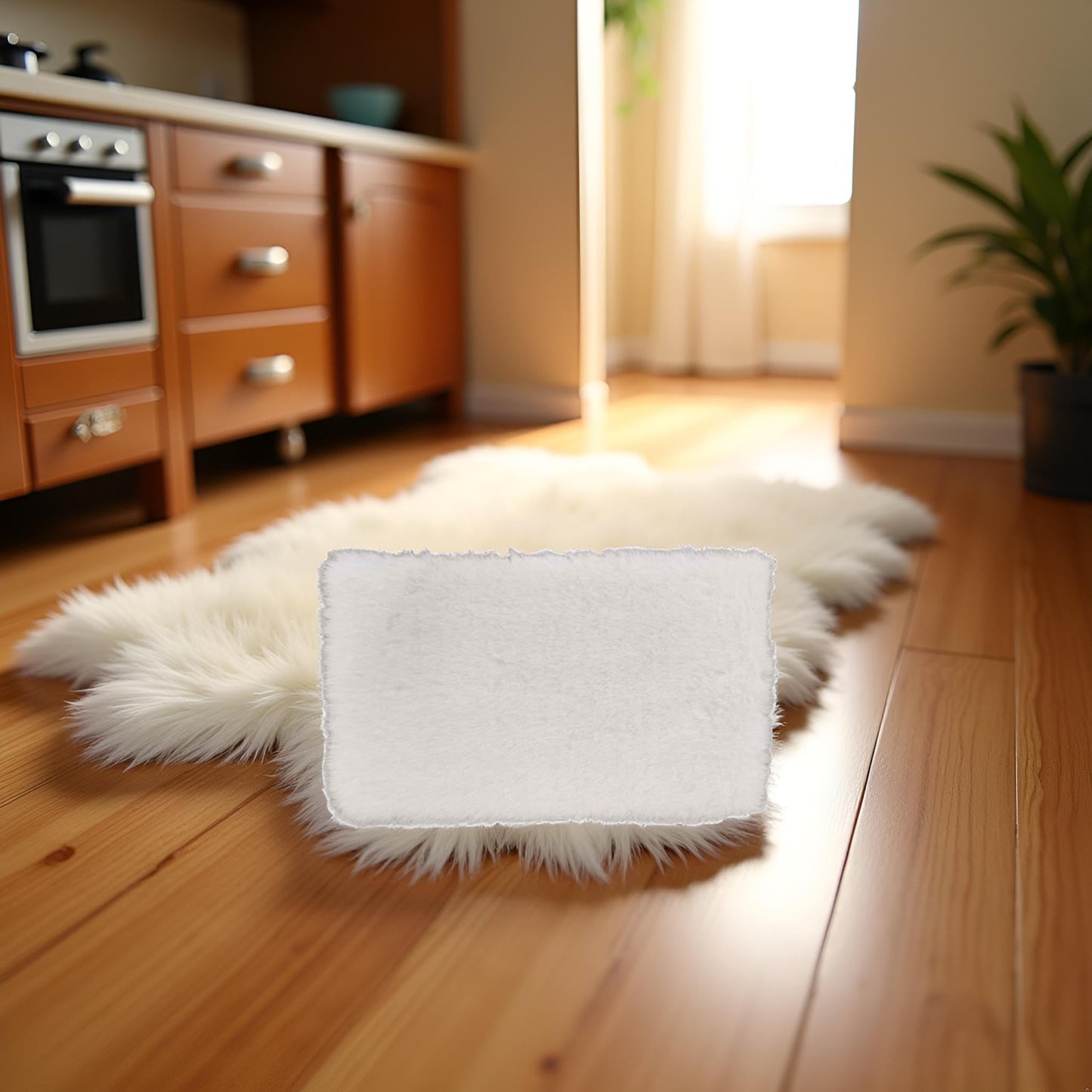 Dollhouse Miniature Carpet, Fluffy Mini Dollhouse Rug, Doll House Rug, Parent-Interaction Lightweight Dollhouse Decor for 1/12, 1/8, 1/6 Dollhouse