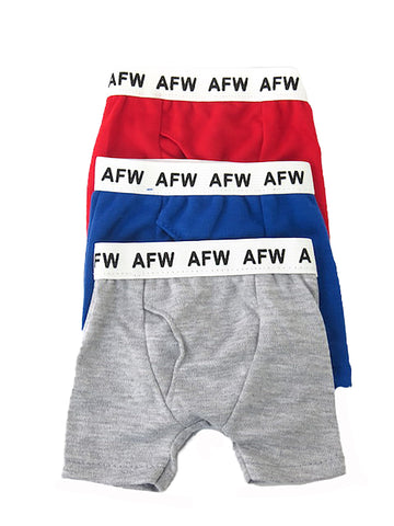 Three Pack Boys Boxers Underwear 3pc for 18-Inch Dolls | Premium Quality & Trendy Design | Dolls Clothes