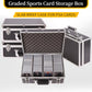 TONYLAIJIANTAO Toploaders Storage Box fits 3" x 4" 35pt Rigid Card, Trading Cards, Sports Cards?Graded Card ? (Holds 500+ Toploaders) (Black)