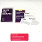 Taste The Grapes - Tasting Card Games. A Fun Gift for Friends and Vino Lovers to Play. Corporate Present, Mother's Day and WSET Education Study
