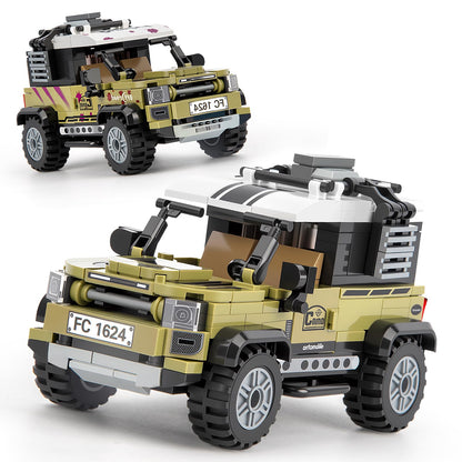 HIGH GODO Off-Road Car Building Set, City Truck Cars Collectible Model Kit, Classic SUV Vehicle Toys, for Adults Teens Age 14+ (311 PCS)