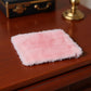 Pink Dollhouse Carpet, Dollhouse Miniature Carpet, Fluffy Mini Dollhouse Rug, Doll House Rug, Lightweight Dollhouse Decor for 1/12, 1/8, 1/6