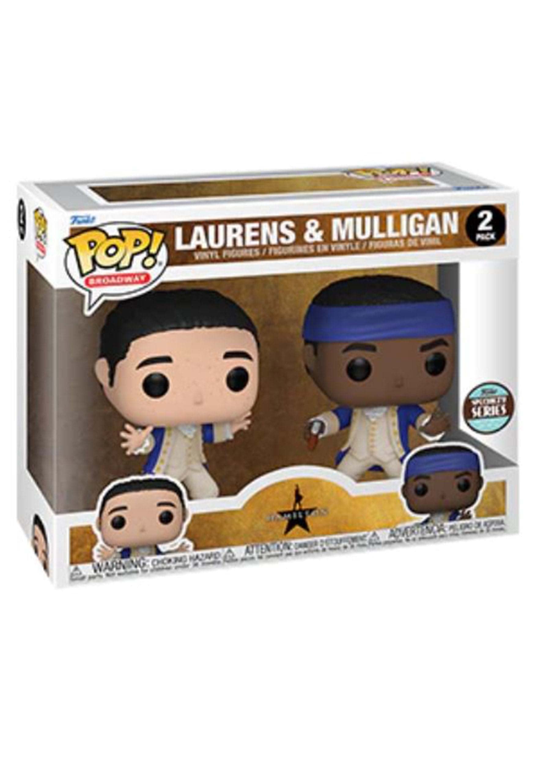 FUNKO POP! BROADWAY: Hamilton - Laurens & Mulligan 2PK
