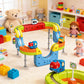 KlickRail Electric Train Set,Electric Gravity Defying Car and 3D Flexible Race Track for Kids 3-8 Years Old,STEM Educational Building Train Toys