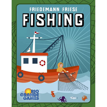 Rio Grande Games Fishing Trick Taking Card Game, Ocean Strategy & Card Drafting, Ages 14+, 3-5 Players, 30-60 Mins